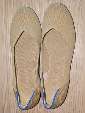 Rothy's The Flat Round Toe In Tan